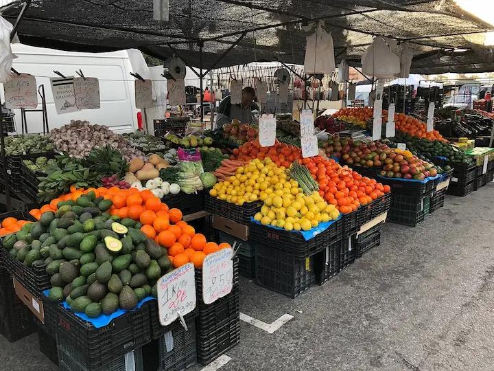 market veg stall